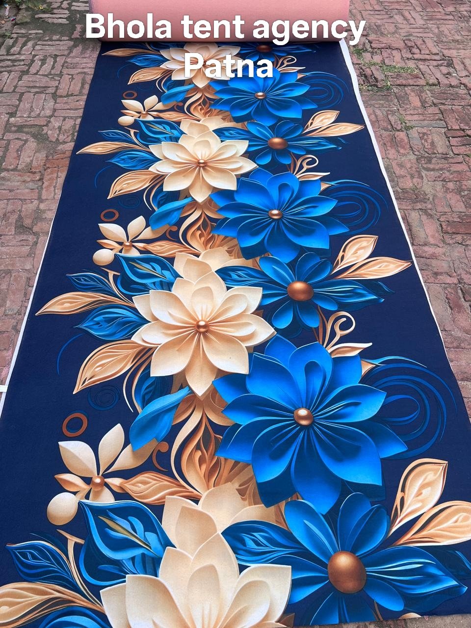 blue carpet